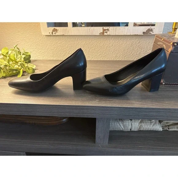 Aerosoles womens black heels size 9 2 1/2"‎ heels minetta - Picture 3 of 6